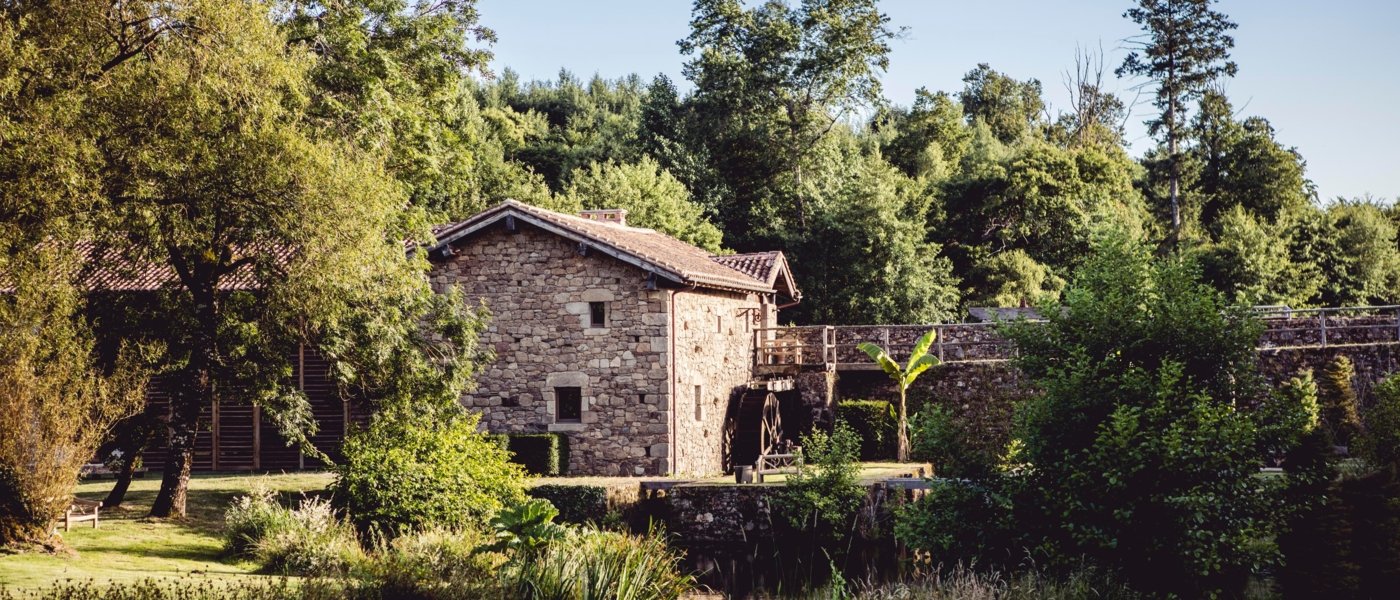 Moulin des Etangs is located in an old water mill